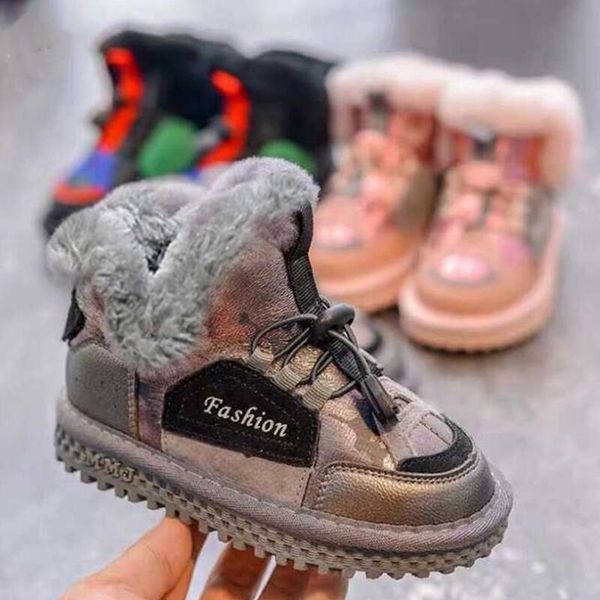 children shoes kids snow boots brand winter plush bay girls snow boot warm shoes leather toddler boys boots fur y200104, Black;grey
children shoes kids snow boots brand winter plush bay girls snow boot warm shoes leather toddler boys boots fur y200104, Black;grey