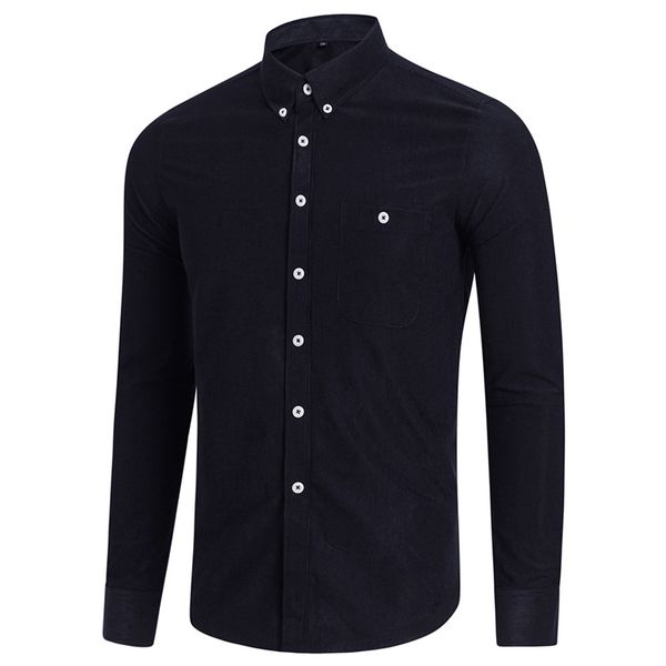 2019 new men's cotton high-grade brand shirt slim fit casual business men fashion long sleeve shirts drop shipping, White;black
2019 new men's cotton high-grade brand shirt slim fit casual business men fashion long sleeve shirts drop shipping, White;black