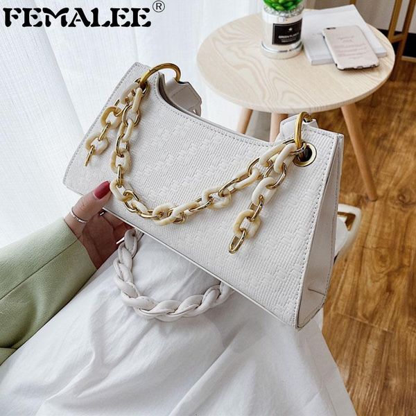 ins baguette handbag ladies classic thread pattern bags luxury metal chain shoulder bag pu leather portable underarm purse
ins baguette handbag ladies classic thread pattern bags luxury metal chain shoulder bag pu leather portable underarm purse