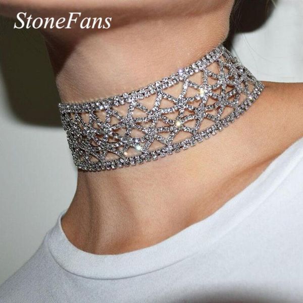 stonefans hollow triangle rhinestone choker necklace for women 2020 big luxury statemet necklace crystal jewelry collar chain, Golden;silver
stonefans hollow triangle rhinestone choker necklace for women 2020 big luxury statemet necklace crystal jewelry collar chain, Golden;silver