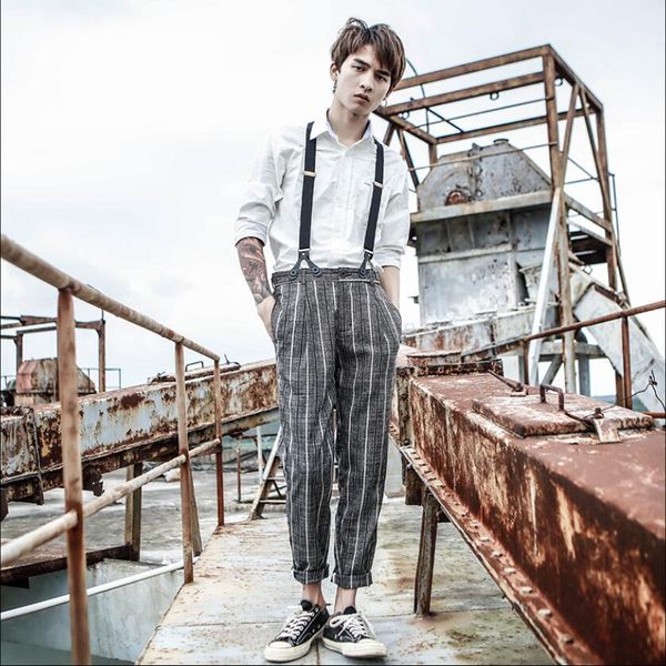 2020 spring s-2xl british and autumn self-growing trousers chess detachable suspenders young hairstylist bib pants pvrb, White;black
2020 spring s-2xl british and autumn self-growing trousers chess detachable suspenders young hairstylist bib pants pvrb, White;black