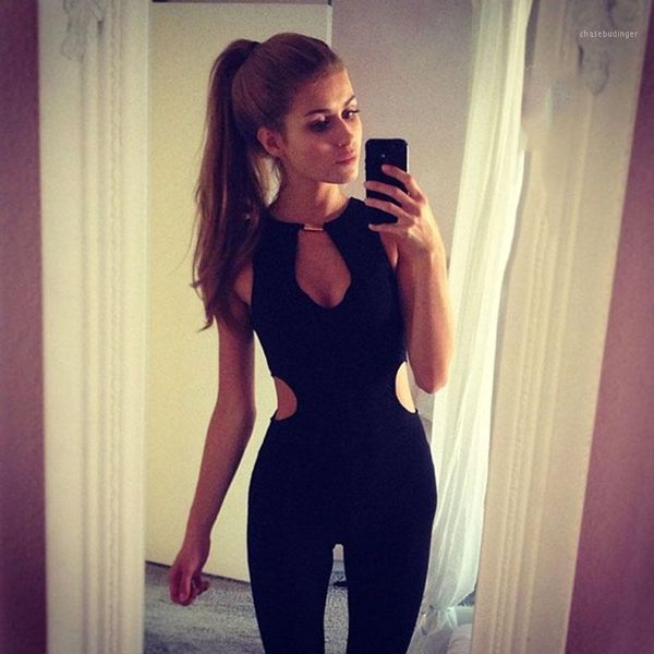 summer backless jumpsuits new hollow sleeveless women bodysuit black zipper skinny combinaison femme 2xl1, Black;white
summer backless jumpsuits new hollow sleeveless women bodysuit black zipper skinny combinaison femme 2xl1, Black;white