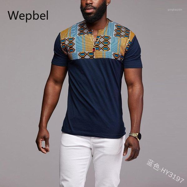 wepbel stitching printed short sleeve men's national style t-shirt plus size african style bottoming shirt pullover tshirts1, White;black
wepbel stitching printed short sleeve men's national style t-shirt plus size african style bottoming shirt pullover tshirts1, White;black