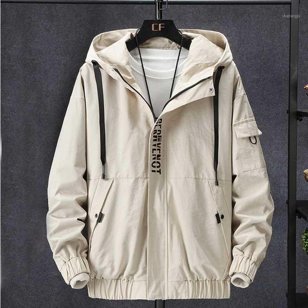 2020 spring/autumn fashion jacket with letter, men's new hooded windbreaker, fashion men's outerwear1, Black;brown 
2020 spring/autumn fashion jacket with letter, men's new hooded windbreaker, fashion men's outerwear1, Black;brown