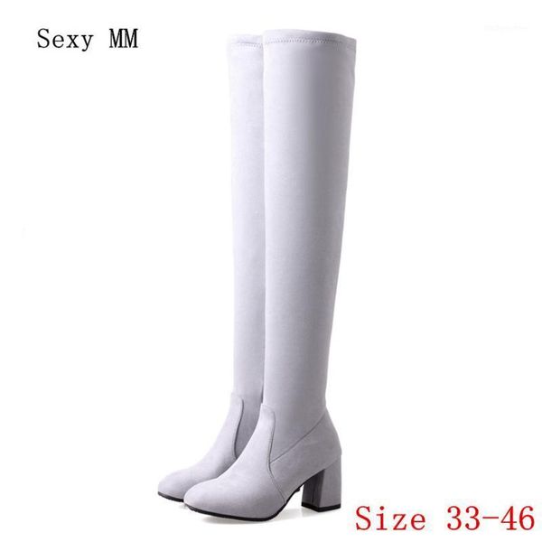 boots spring autumn women over the knee thick high heel woman thigh plus size 33 - 40 41 42 43 44 45 461, Black
boots spring autumn women over the knee thick high heel woman thigh plus size 33 - 40 41 42 43 44 45 461, Black