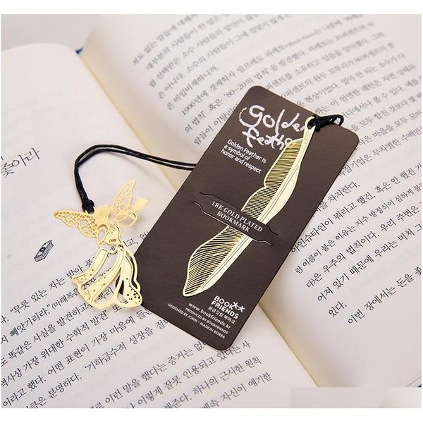 creative golden bookmarks with card metal book mark elegant paper clip markers feather angel stationery office school supplies sq01
creative golden bookmarks with card metal book mark elegant paper clip markers feather angel stationery office school supplies sq01
