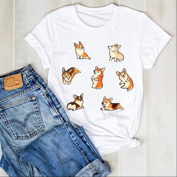 women print lady dog pet summer printed print ladies clothes graphic t tee female tshirt womens shirt clothing t shirt, White
women print lady dog pet summer printed print ladies clothes graphic t tee female tshirt womens shirt clothing t shirt, White