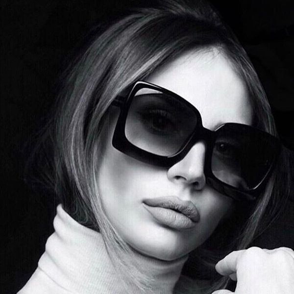 fashion oversized women sunglasses brand designer plastic female big frame gradient sun glasses, White;black
fashion oversized women sunglasses brand designer plastic female big frame gradient sun glasses, White;black