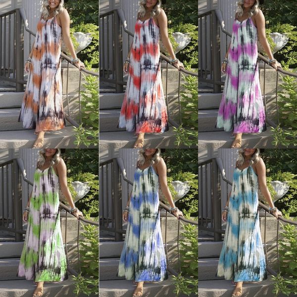 2020 summer beach casual new tie-dyed striped printed large size 2020 summer sling beach casual dress new tie-dyed striped printed sling lar, Black;gray
2020 summer beach casual new tie-dyed striped printed large size 2020 summer sling beach casual dress new tie-dyed striped printed sling lar, Black;gray