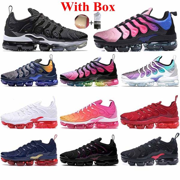 with box 2021 tn plus running shoes for men women triple black hyper violet racer blue blue orange breathable sport sneakers mens trainers
with box 2021 tn plus running shoes for men women triple black hyper violet racer blue blue orange breathable sport sneakers mens trainers