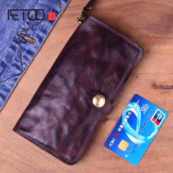 hbp aetoo vegetable tanned leather long men wallet retro slim purse original handmade wallet cards holder clutch wallet, Red;black
hbp aetoo vegetable tanned leather long men wallet retro slim purse original handmade wallet cards holder clutch wallet, Red;black