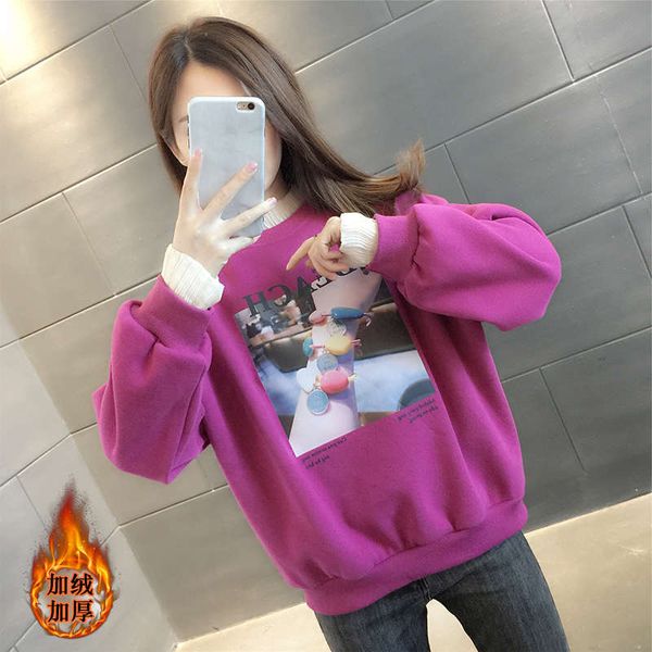 autumn winter women's plush and thickened sweater 2020 new foreign style versatile coat loose korean fashion, Black
autumn winter women's plush and thickened sweater 2020 new foreign style versatile coat loose korean fashion, Black
