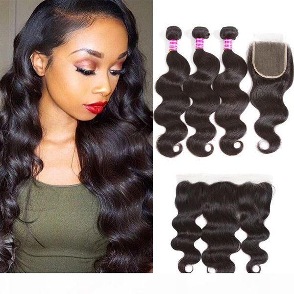 raw indian virgin body wave human hair bundles with lace closure frontal unprocessed brazilian peruvian wet and wavy human hair extensions, Black;brown
raw indian virgin body wave human hair bundles with lace closure frontal unprocessed brazilian peruvian wet and wavy human hair extensions, Black;brown