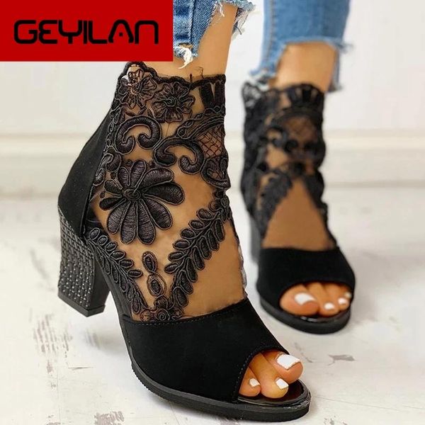 spring women pumps mesh leather flower high thick heel stripe platform zipper peep toe slip on ladies shoes zapatos de mujer, Black
spring women pumps mesh leather flower high thick heel stripe platform zipper peep toe slip on ladies shoes zapatos de mujer, Black