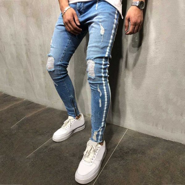 jeans homme fashion casual denim straight hole ripped jeans for men distressed long men 2021 new, Blue
jeans homme fashion casual denim straight hole ripped jeans for men distressed long men 2021 new, Blue