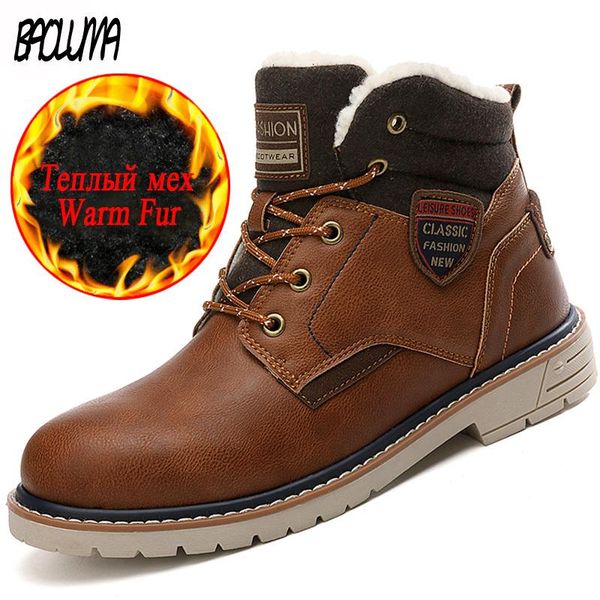 classic men's thick wool warm man ankle outdoor men designer winter sneakers lace-up motorcycle boots 201119, Black
classic men's thick wool warm man ankle outdoor men designer winter sneakers lace-up motorcycle boots 201119, Black
