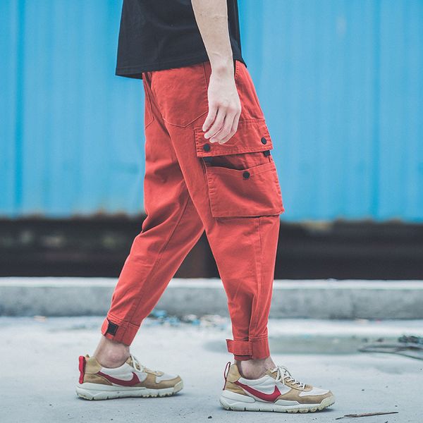 2021 new fashion streetwear casual men fit elastic waist big pocket slack bottom trousers hip hop joggers pants k73r, Black
2021 new fashion streetwear casual men fit elastic waist big pocket slack bottom trousers hip hop joggers pants k73r, Black