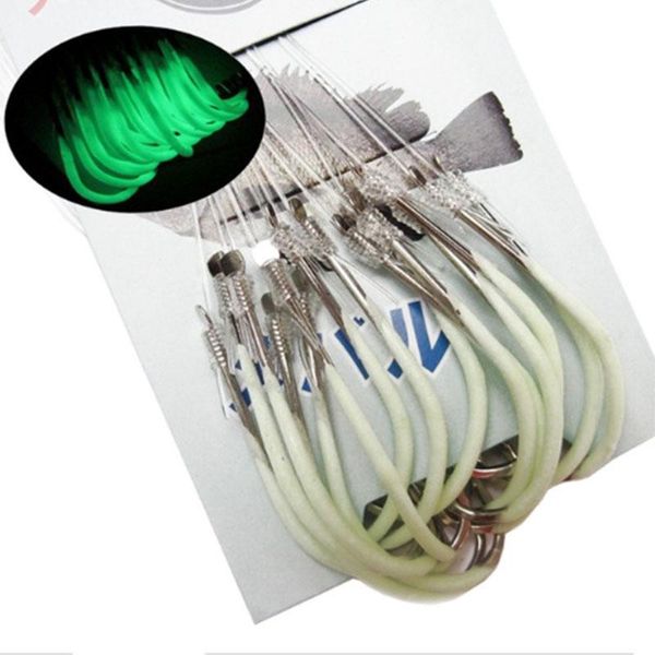 12-30# luminous fishing hook with line barbed hooks fishing tackle accessories steel fishing hooks pesca string hook bbysbp alice_bag
12-30# luminous fishing hook with line barbed hooks fishing tackle accessories steel fishing hooks pesca string hook bbysbp alice_bag