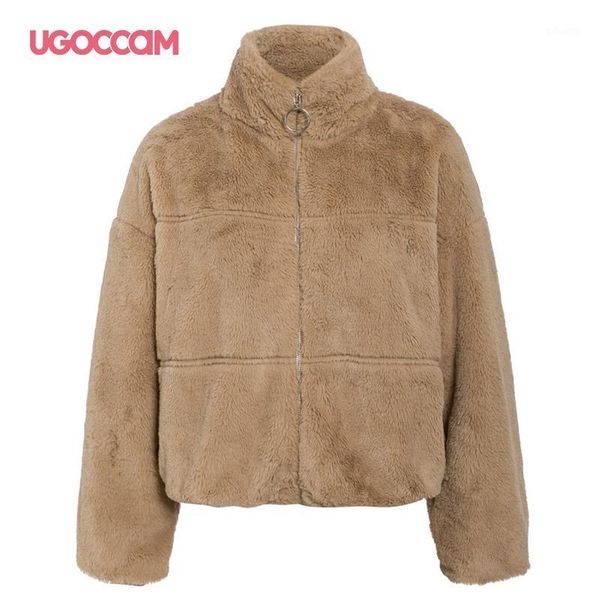 ugoccam faux fur coat women zipper pocket fashion slim fur short coat for women clothing winter stand-up collar manteau femme1, Black
ugoccam faux fur coat women zipper pocket fashion slim fur short coat for women clothing winter stand-up collar manteau femme1, Black