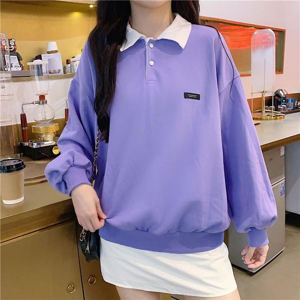 women's polos shirt women long sleeve shirts lady casual loose cotton female fashion purple print tunic lapel girl woman, White
women's polos shirt women long sleeve shirts lady casual loose cotton female fashion purple print tunic lapel girl woman, White