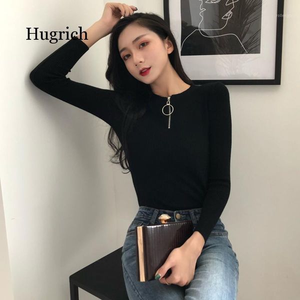 zipper half o-neck sweater women solid slim autumn winter clothes 2020 sueter mujer basic fashion pullovers warm soft 1, White;black
zipper half o-neck sweater women solid slim autumn winter clothes 2020 sueter mujer basic fashion pullovers warm soft 1, White;black