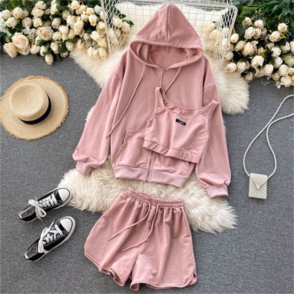 2021 new fried street fashion suit casual hooded sweater cardigan jacket all-match short vest high waist wide leg shorts yyn1, Gray
2021 new fried street fashion suit casual hooded sweater cardigan jacket all-match short vest high waist wide leg shorts yyn1, Gray