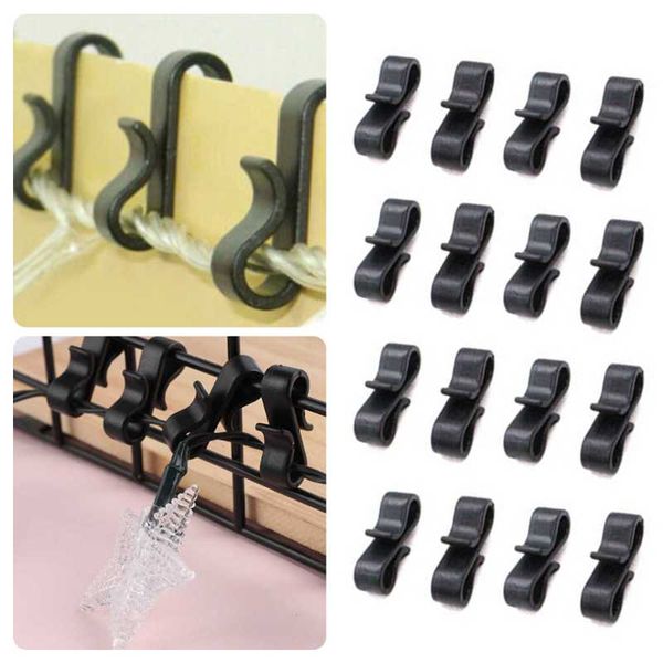 100pcs hanging portable outdoor light clips mini gutter hooks fixed garden decoration home party club black s shaped hooks
100pcs hanging portable outdoor light clips mini gutter hooks fixed garden decoration home party club black s shaped hooks