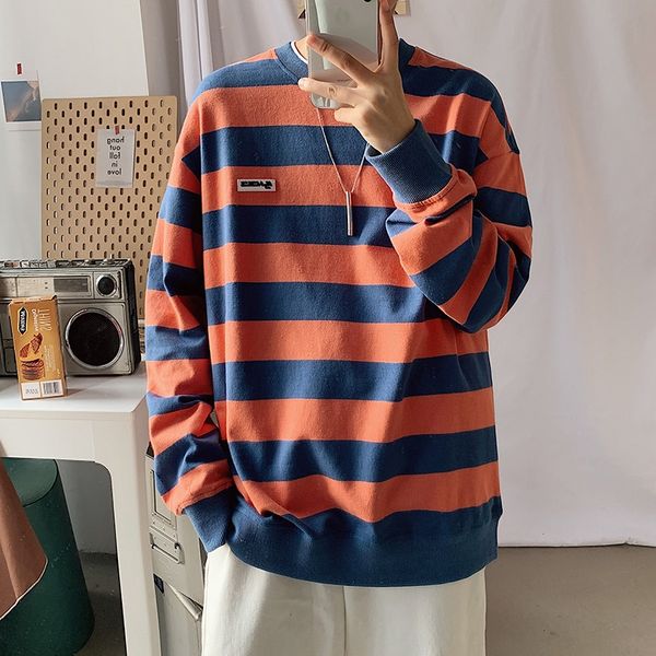 2020 новой весны мужской полосатый тренд случайный потерять crew neck с длинным рукавом sweatersweater свитер моды универсальный топ zjc2g, Black
2020 новой весны мужской полосатый тренд случайный потерять crew neck с длинным рукавом sweatersweater свитер моды универсальный топ zjc2g, Black