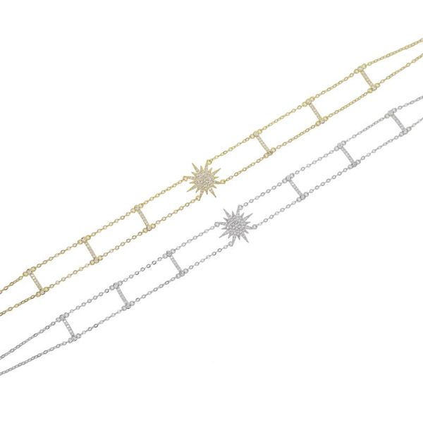 2020 north star charm short necklaces for women delicate white cz paved with tiny bar double link chain choker wedding jewelry, Golden;silver 
2020 north star charm short necklaces for women delicate white cz paved with tiny bar double link chain choker wedding jewelry, Golden;silver