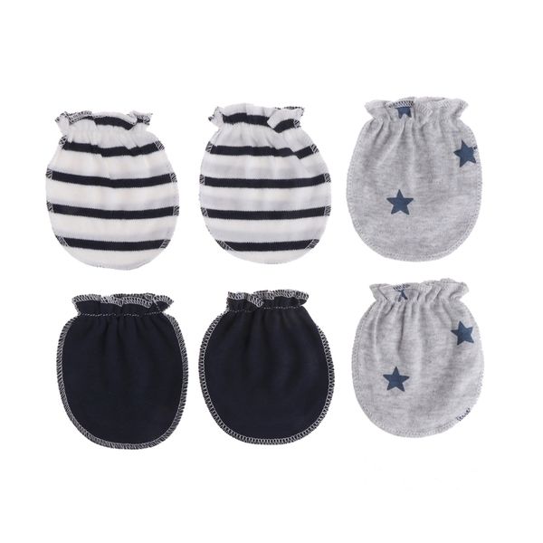 3pairs fashion baby anti scratching gloves newborn protection face cotton scratch mittens l4me, Blue;gray
3pairs fashion baby anti scratching gloves newborn protection face cotton scratch mittens l4me, Blue;gray