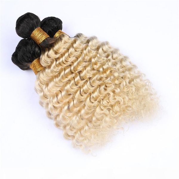 #1b 613 blonde ombre deep wave curly virgin indian human hair weaves dark roots blonde ombre human hair 3bundles 2tone ombre double wefts, Black
#1b 613 blonde ombre deep wave curly virgin indian human hair weaves dark roots blonde ombre human hair 3bundles 2tone ombre double wefts, Black
