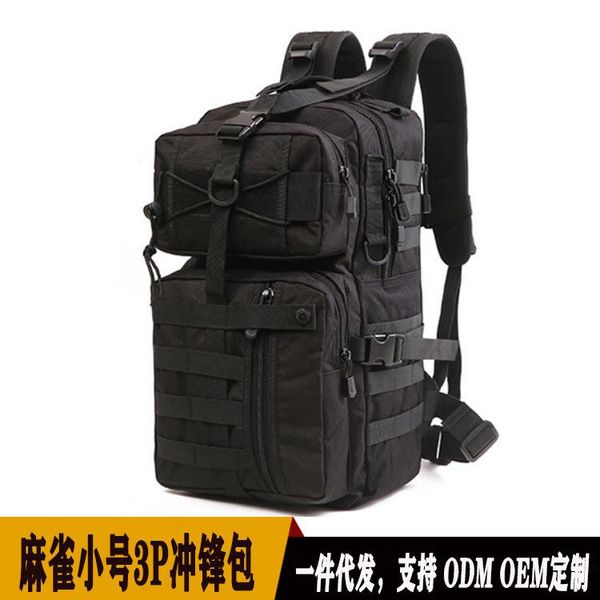 900d nylon waterproof outdoor sparrow small size hiking backpack 3p go-bag cs tactical riding backpack archer bag