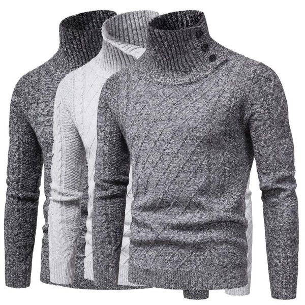 men's sweaters mens turtleneck autumn winter casual male sweater long sleeve solid color pullover knitted, White;black
men's sweaters mens turtleneck autumn winter casual male sweater long sleeve solid color pullover knitted, White;black