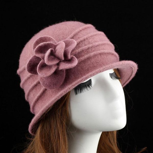 stingy brim hats fibonacci autumn winter women floppy fedora hat floral wool dome bucket warm mom cap, Blue;gray
stingy brim hats fibonacci autumn winter women floppy fedora hat floral wool dome bucket warm mom cap, Blue;gray