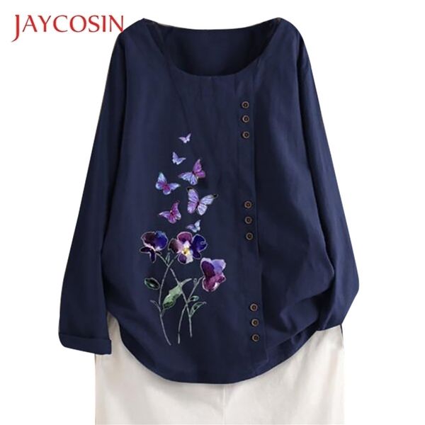 jaycosin 5xl t shirt women long sleeve cotton linen ladies kaftan baggy o-neck botton casual vintage tee shirt femme blusas 201028, White
jaycosin 5xl t shirt women long sleeve cotton linen ladies kaftan baggy o-neck botton casual vintage tee shirt femme blusas 201028, White