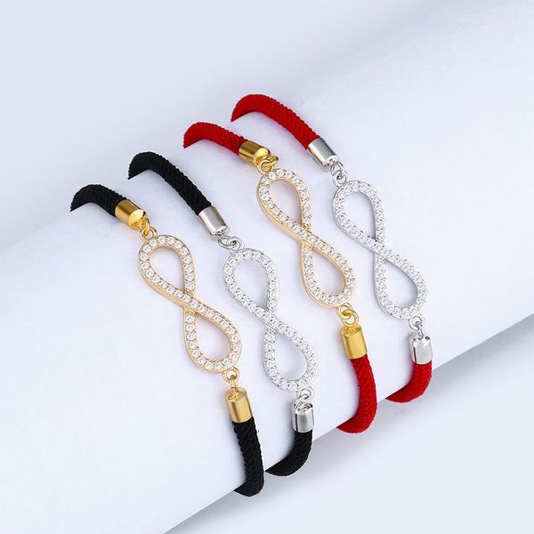 grapes zircon black string adjustable bracelet with lucky infinity charm bracelet & dangle for women armbanden pulseras1, Golden;silver
grapes zircon black string adjustable bracelet with lucky infinity charm bracelet & dangle for women armbanden pulseras1, Golden;silver