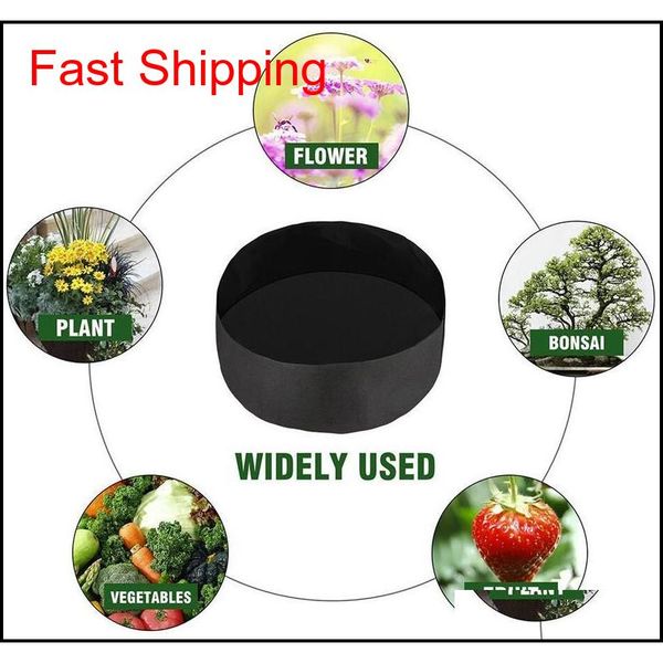 3 size durable planter root pots aeration pouch fabric grow bags contai qylovx yh_pack
3 size durable planter root pots aeration pouch fabric grow bags contai qylovx yh_pack