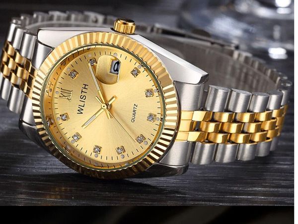 luxury brand wlisth couple watches women men calendar quartz watches lovers fashion stainless steel strap wristwatches reloj, Slivery;brown
luxury brand wlisth couple watches women men calendar quartz watches lovers fashion stainless steel strap wristwatches reloj, Slivery;brown