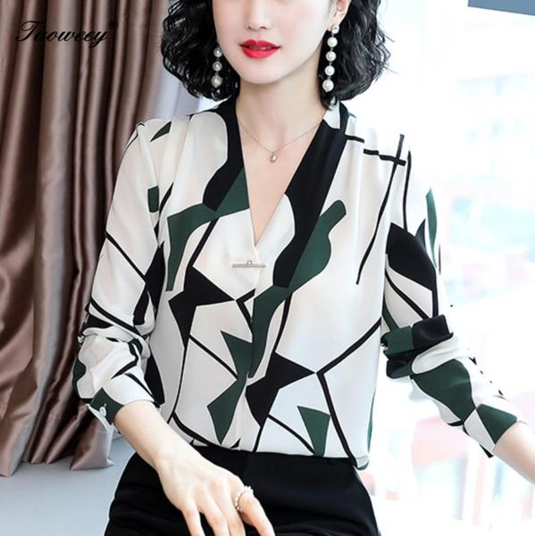 women's blouses & shirts blusas mujer de moda 2021 floral print chiffon blouse women camisas chemisier femme womens and, White
women's blouses & shirts blusas mujer de moda 2021 floral print chiffon blouse women camisas chemisier femme womens and, White