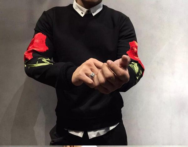 2017 men fall winter new heavy embroidery cloth snake series male long sleeved sweatershirt embroidered hoodies1, Black
2017 men fall winter new heavy embroidery cloth snake series male long sleeved sweatershirt embroidered hoodies1, Black