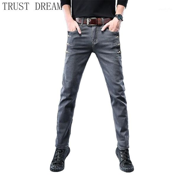 men's jeans 2021 ins young men handsome skinny button decor man casual denim pants streetwear hip hop male cool clothing1, Blue
men's jeans 2021 ins young men handsome skinny button decor man casual denim pants streetwear hip hop male cool clothing1, Blue