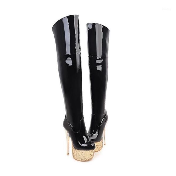 boots 2021 women nightclub high heel shoes red for over the knee pointed toe patent leather plus size1, Black
boots 2021 women nightclub high heel shoes red for over the knee pointed toe patent leather plus size1, Black