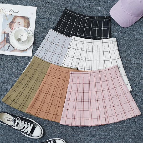 women skirt pleated sweet fashion plaid a line mini high waist chic skirt kawaii summer casual ladies plaid pleated, Black
women skirt pleated sweet fashion plaid a line mini high waist chic skirt kawaii summer casual ladies plaid pleated, Black