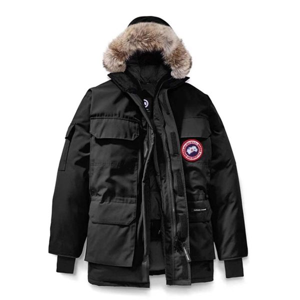 down jacket medium long fashion brand canadian wind work wear men's and women's same big haircollar thickened cold proof large coa
down jacket medium long fashion brand canadian wind work wear men's and women's same big haircollar thickened cold proof large coa
