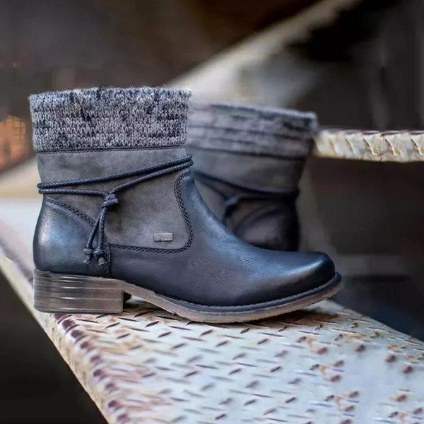 snow boots women retro ladies ziper leather ankle boots woman platform punk booties chunky heel plush female winter shoes 2020, Black
snow boots women retro ladies ziper leather ankle boots woman platform punk booties chunky heel plush female winter shoes 2020, Black
