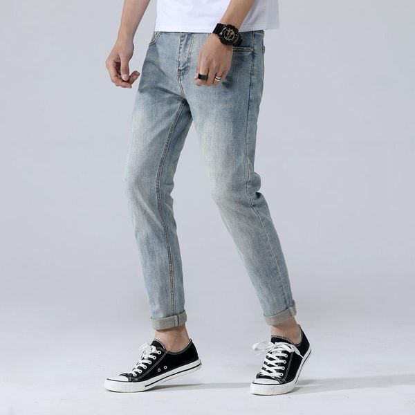 men's jeans 2021 designed men slim denim vintage light blue man jean retro style male casual pants fashion quality trousers
men's jeans 2021 designed men slim denim vintage light blue man jean retro style male casual pants fashion quality trousers