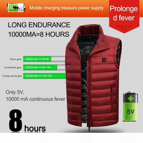 2020 winter women men usb electric heating vest jacket clothing skiing winter warm heated pad usb interface warm vest, Black;white
2020 winter women men usb electric heating vest jacket clothing skiing winter warm heated pad usb interface warm vest, Black;white