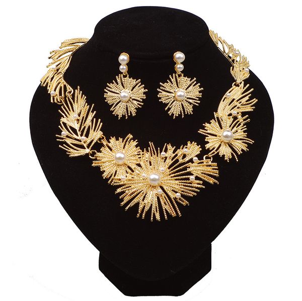 new product listing 2019 exaggerated women jewelry set wholesale custom faux pearl necklace and earrings jewelry set, Silver
new product listing 2019 exaggerated women jewelry set wholesale custom faux pearl necklace and earrings jewelry set, Silver
