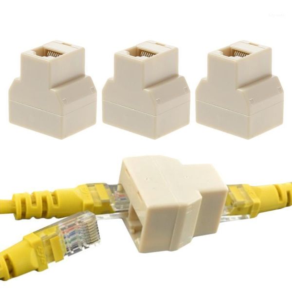 3pcs/set 1 to 2 way lan ethernet network cable rj45 female splitter connector adapter for computer white
3pcs/set 1 to 2 way lan ethernet network cable rj45 female splitter connector adapter for computer white