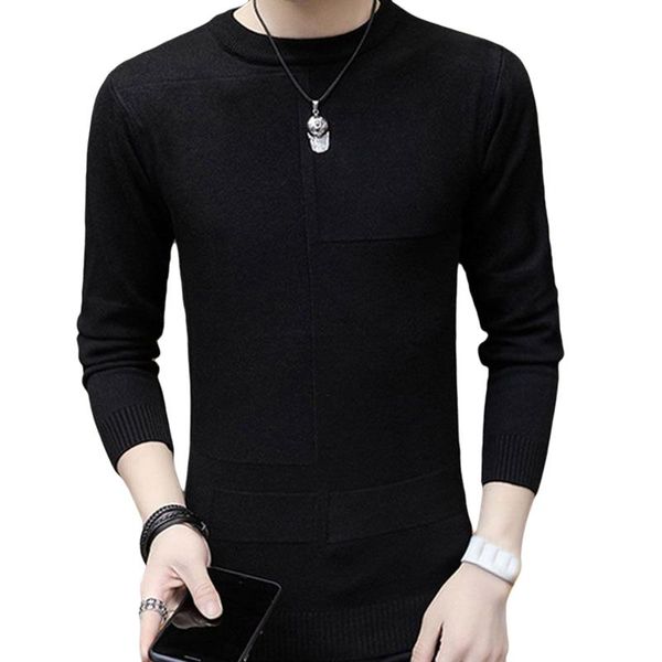 men's sweaters auutmn winter men long sleeved sweater solid color round neck sleeve knitwear slim blouse pullover, White;black
men's sweaters auutmn winter men long sleeved sweater solid color round neck sleeve knitwear slim blouse pullover, White;black